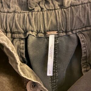 Free People Wide Leg Pants in Olive